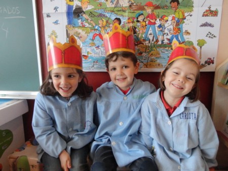 Sara, Gabriel y Carlota